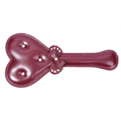Correct Me Paddle Bow Heart 30cm Marron